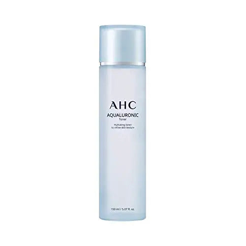 AHC Toner for Face Aqualauronic Hydrating Skin for Dehydrated Skin Triple Hyaluronic Acid Korean Skincare 5.07 oz AHC
