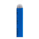50PCS Blue U18 U-Shape Microblading Needles Eyebrow Tattoo Needles Permanent Makeup Manual Blades(U18) HiTreasure