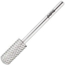 PANA Professional 3/32" Shank Size - Smooth Top Small Barrel Silver Carbide Bit Coarse Grit - Nail Drill Bit for Dremel Machine PANA