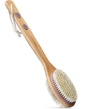 MainBasics Dual-Sided Long Handle Bath Shower Brush Back Scrubber Body Exfoliator MainBasics