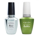 Cuccio LED/UV Universal Base Soak-Off & Brush-On Builder 0.43oz Duo Set Infinity Warehouse