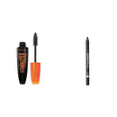 Rimmel Scandaleyes Mascara, Extreme Black, 0.41 Fl Oz (Pack of 1) & Rimmel Scandaleyes Waterproof Gel Eye Liner Pencil, Black Rimmel