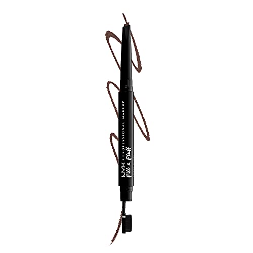 NYX PROFESSIONAL MAKEUP Fill & Fluff Eyebrow Pomade Pencil, Chocolate NYX PROFESSIONAL MAKEUP