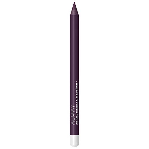 Almay AllDay Intense Gel Eyeliner, Longlasting, Waterproof FadeProof Creamy HighPerforming EasytoSharpen Liner Pencil oz, 130 Pure Plum, 0.028 Ounce Almay