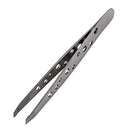 Stainless Steel Slant Tip Tweezer - The Best Professional Precision Eyebrow Tweezers,Surgical Grade Stainless Steel for Professional Eyebrow Shaping and Facial Hair Removal 1PC Haoweida