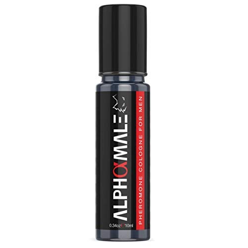 Alpha Male Pheromone Cologne for Men – Premium Pheromone Infused Oil Cologne – Men’s Cologne to Attract Women (0.34oz) AlphaMale