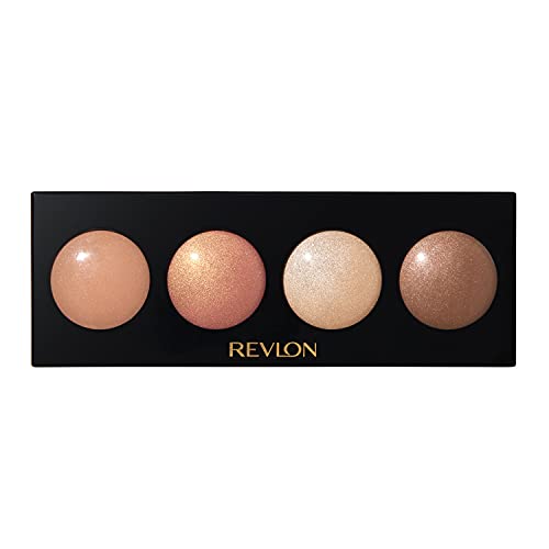 Crème Eyeshadow Palette By Revlon, Illuminance Eye Makeup With Crease- Resistant Ingredients, Creamy Pigmented in Blendable Matte & Shimmer Finishes, 730 Skin Lights, 0.12 Oz REVLON