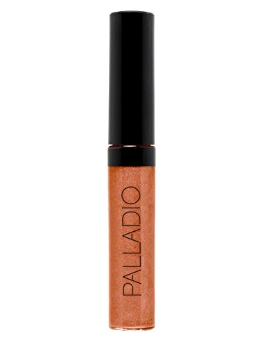 Palladio Lip Gloss, Copper, Non-Sticky Lip Gloss, Contains Vitamin E and Aloe, Offers Intense Color and Moisturization, Minimizes Lip Wrinkles, Softens Lips with Beautiful Shiny Finish Palladio