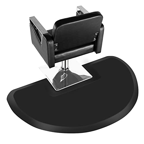 OmySalon 1/2'' Thick Anti Fatigue Mat for Hairstylist Standing, 3'x5' Barber Floor Matt Square Base for Salon Styling Chair, Hair Cutting Hairdressing Equipment OmySalon