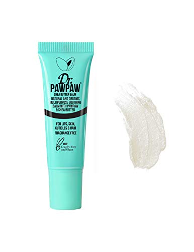 Dr. PAWPAW - Original Clear Balm, Multi-Purpose, No Fragrance Balm, For Lips, Skin, Hair, Cuticles, Nails, and Beauty Finishing (10 ml) (Shea Butter, 1 Pack) Dr. PAWPAW ORIGINAL BALM