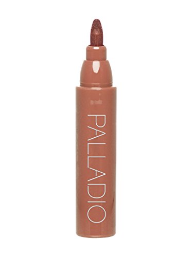 Palladio Lip Stain, Hydrating and Waterproof Formula, Matte Color Look, Longlasting All Day Wear Lip Color, Smudge Proof Natural Finish, Precise Chisel Tip Marker, Nude (LIS04) Palladio
