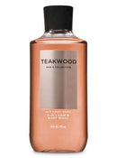 Bath and Body Works, Signature Collection Teakwood 2-in-1 Hair + Body Wash (10 oz) Bath and Body Works