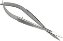 Millan Collection 4.5inch Straight Stainless Steel Squeeze Scissors - Facial Hair Scissors, Eyebrow Trimmer, Grooming Scissors for Shaping, Ear, Nose, Nostril and Mustache Trimming (MC-45SIS) Millan Collection