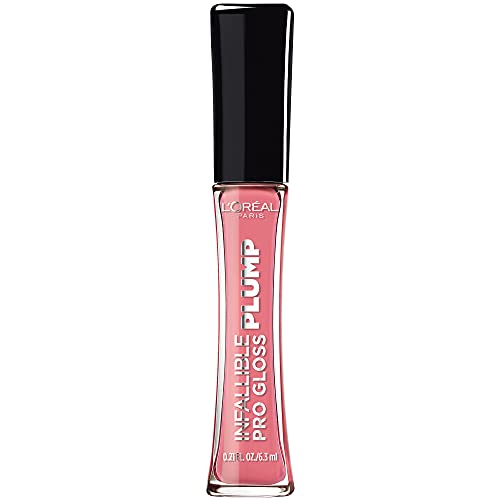 L'Oreal Paris Infallible Pro Gloss Plump Lip Gloss with Hyaluronic Acid, Blossom L'Oreal Paris