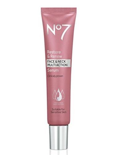 No7 Restore & Renew Face And Neck Multi Action Serum 50 Milliliter No. 7