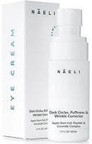 Eye Cream for Dark Circles, Puffiness & Wrinkles with Anti Aging Apple Stem Cell & Peptide Complex - Reduces Fine Lines, Diminishes Bags & Restores Under Eye, 1.4 oz. NAELI Store