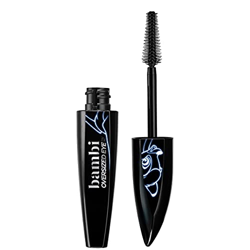 L'Oreal Paris Bambi Oversized Eye Washable Mascara, Instant Lash Stretch and Volume, Lifts, Curls and Extends Lash Length, Clump Resistant, Washable, Intense Black, 0.2800 fl. oz. L'Oreal Paris