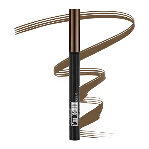 Maybelline New York TattooStudio Brow Tint Pen, Deep Brown Maybelline New York