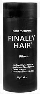 Hair Building Fibers Light Brown Hair Loss Concealer Fiber 28 Gram .99oz Refillable Bottle by Finally Hair Finally Hair
