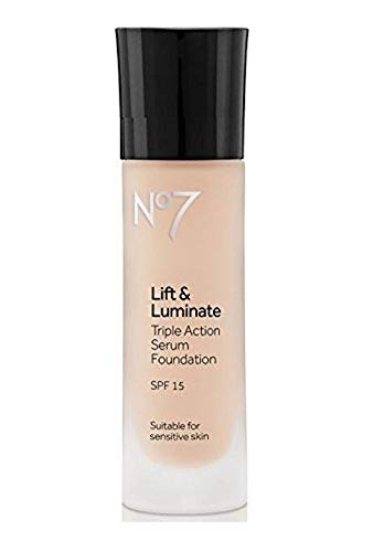 No7 Lift & Luminate TRIPLE ACTION Serum Foundation - Warm Ivory No.7