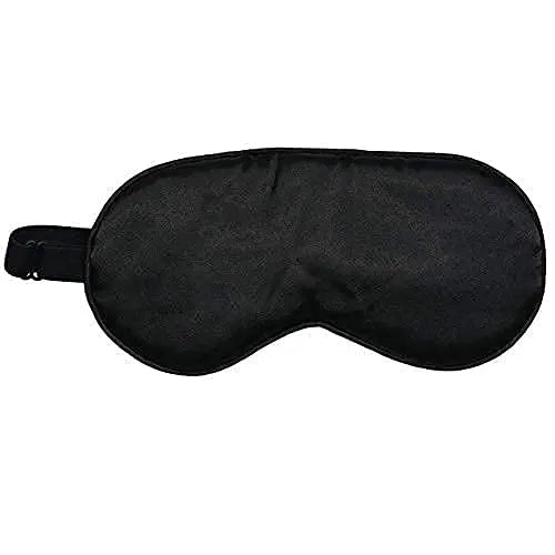 Kitsch Satin Sleep Mask, Softer Than Silk, Adjustable Eye Mask for Sleeping, Satin Blindfold (Black) Kitsch