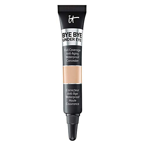 IT Cosmetics Bye Bye Under Eye, 13.0 Light Natural (N) - Travel Size - Full-Coverage, Anti-Aging, Waterproof Concealer - Improves the Appearance of Dark Circles, Wrinkles & Imperfections - 0.11 fl oz It Cosmetics