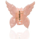 ZOOX Chic Hair Claw Clip by French Designer, A New Twist On Ordinary Hair Clips (Rose Quartz Butterfly) ZOOX