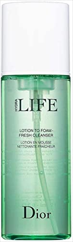 Dior Christian Hydra Life Lotion To Foam Fresh Cleanser for Women, Unscented, 6.3 Fl Oz Dior