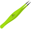 Fine Point Tweezers for Women and Men – Splinter, Ticks, Facial or Chin Hair, Brow and Ingrown Hair Removal – Sharp, Needle Nose, Stainless Steel, Surgical Tweezers Precision Pluckers Majestic Bombay Majestic Bombay