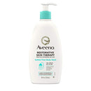 Aveeno Restorative Skin Therapy Sulfate-Free Body Wash for Sensitive, Distressed, Dry Skin, Gentle Cleanser with Oat, Formulated without Parabens, Fragrances & Soaps Aveeno