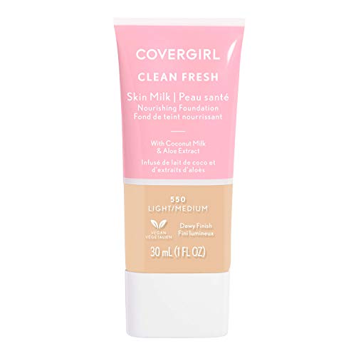 COVERGIRL, Clean Fresh Skin Milk Foundation, Light/Medium, 1 Count COVERGIRL Store