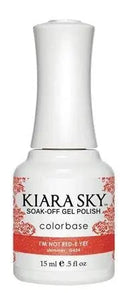 Kiara Sky Gel Polish, I'm not Red-e yet, 15 Gram Kiara Sky