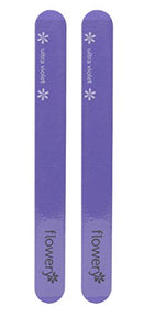 FLOWERY NAIL FILE 240/180 7" ULTRA VIOLET (2 PER PACK) Flowery