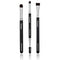 Eyebrow Brush - Duo Eye Brow Spoolie - Angled Eyeshadow Eyeliner - Precision Flat Definer - Small Shader - Premium Quality 3 Piece Set - Cruelty Free Synthetic Bristles - Apply Gel Powder Wax Pomade Lamora