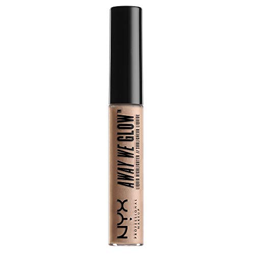 NYX Professional Makeup Away We Glow Liquid Highlighter, Moon Beam, 0.22 Fluid Ounce NYX PROFESSIONAL MAKEUP