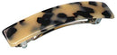 French Amie Oblong Handmade 3.5" Celluloid Automatic Hair Clip Barrette French Hair Clip for Girls Strong Hold Hair Clips for Women No Slip Durable Paris Hair Accessories, Made in France (White Tokyo) French Amie