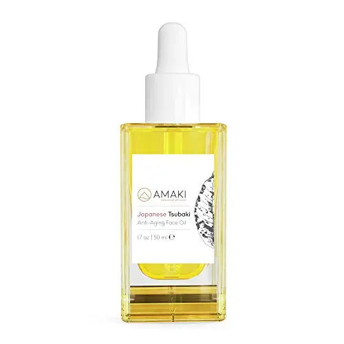 Japanese Tsubaki Anti Aging Face Oil (50 ML) - Organic Gifts for Women AMAKI SKINCARE