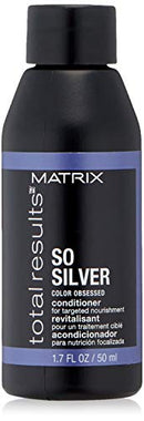 MATRIX Total Results So Silver Conditioner | Hydrates Dull, Blonde & Silver Hair | For Color Treated Hair | 1.7 Fl. Oz. MATRIX