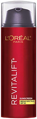 L'Oreal Paris Skincare RevitaliftTriple Power Broad Spectrum SPF 30 Sunscreen, Face Moisturizer with Pro-Retinol, Vitamin C, and Hyaluronic Acid to Reduce Wrinkles, Firm and Brighten Skin, 1.7 Oz. L'Oreal Paris