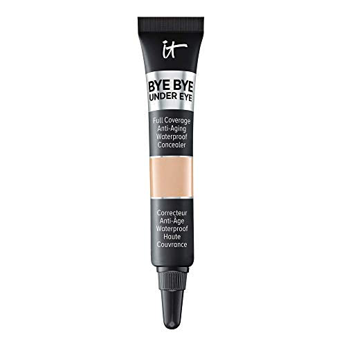 IT Cosmetics Bye Bye Under Eye, 20.0 Medium (N) - Travel Size - Full-Coverage, Anti-Aging, Waterproof Concealer - Improves the Appearance of Dark Circles, Wrinkles & Imperfections - 0.11 fl oz It Cosmetics