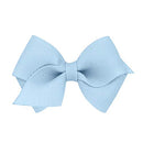 Wee Ones Girl's Wee Grosgrain Hair Bow on No Slip Clip - Millennium Blue Wee Ones