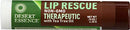 Desert Essence Lip Rescue Therapeutic with Eco Harvest Tea Tree Oil - 0.15 oz - Antiseptic Balm - for Cracked Lips, Cold Sores - for Softer, Smoother Lips - Moisturizer - Cruelty-free - Vegan Desert Essence