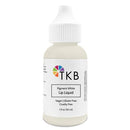 TKB Lip Liquid Color|Liquid Lip Color for TKB Gloss Base, DIY Lip Gloss, Pigmented Lip Gloss and Lipstick Colorant, Moisturizing, Made in USA (1floz (30ml), Pigment White) TKB Trading, LLC