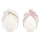 AQUIS - Original Hair Turbans, Set of 2, Perfect Hands-Free Microfiber Hair Drying, White and Pink AQUIS