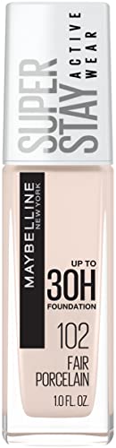 Maybelline Super Stay Full Coverage Liquid Foundation Makeup, Fair Porcelain, 1 Fl Oz Maybelline New York