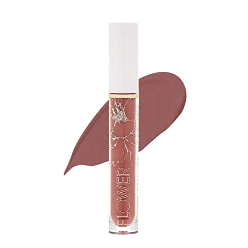 Flower Beauty Miracle Matte Liquid Lip Color - Vividly Bold & Creaseless Matte Liquid Lipstick, Comfortable All Day High Impact Makeup Color (Soft Berry) FLOWER BEAUTY