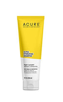Acure Ultra Hydrating Shampoo 100% Vegan, Ultra Hydrating Moisture & Omega Fatty Acids, , Yellow Argan Oil & Pumpkin, 8 Fl Oz Acure