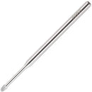 PANA 3/32" Cuticle Clean Nail Carbide Bit for Professional, Nail Salon, Nail Trimmer, Under Nail Cleaner, Electric Drill Machine, Manicure Tools (Silver-Snake Head, Medium) PANA