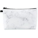 MAGEFY Makeup Bag, Portable Travel Cosmetic Bag for Women Cute Zipper Pouch Gifts Bag for Girls Makeup Pouch with Black Zipper (1 pack, Marble 0190) MAGEFY