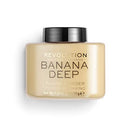 Makeup Revolution Loose Baking Powder, Make Up Setting Powder, Provides Long-lasting Coverage, Reduces Shine, For Medium To Dark Skin Tones, Banana Deep, 32g Revolution Beauty London